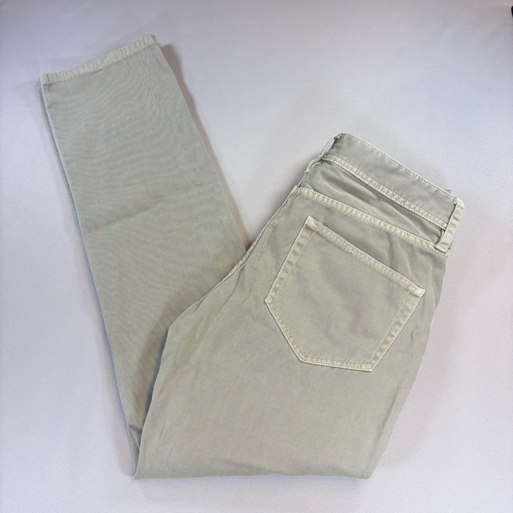 James Perse Standard 5-Pocket Cotton Drill Men 30x31 Khaki Pants Woven Slim